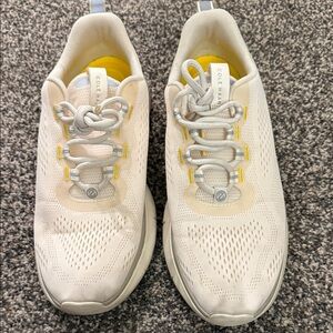 Cole Haan White and Yellow Sneakers